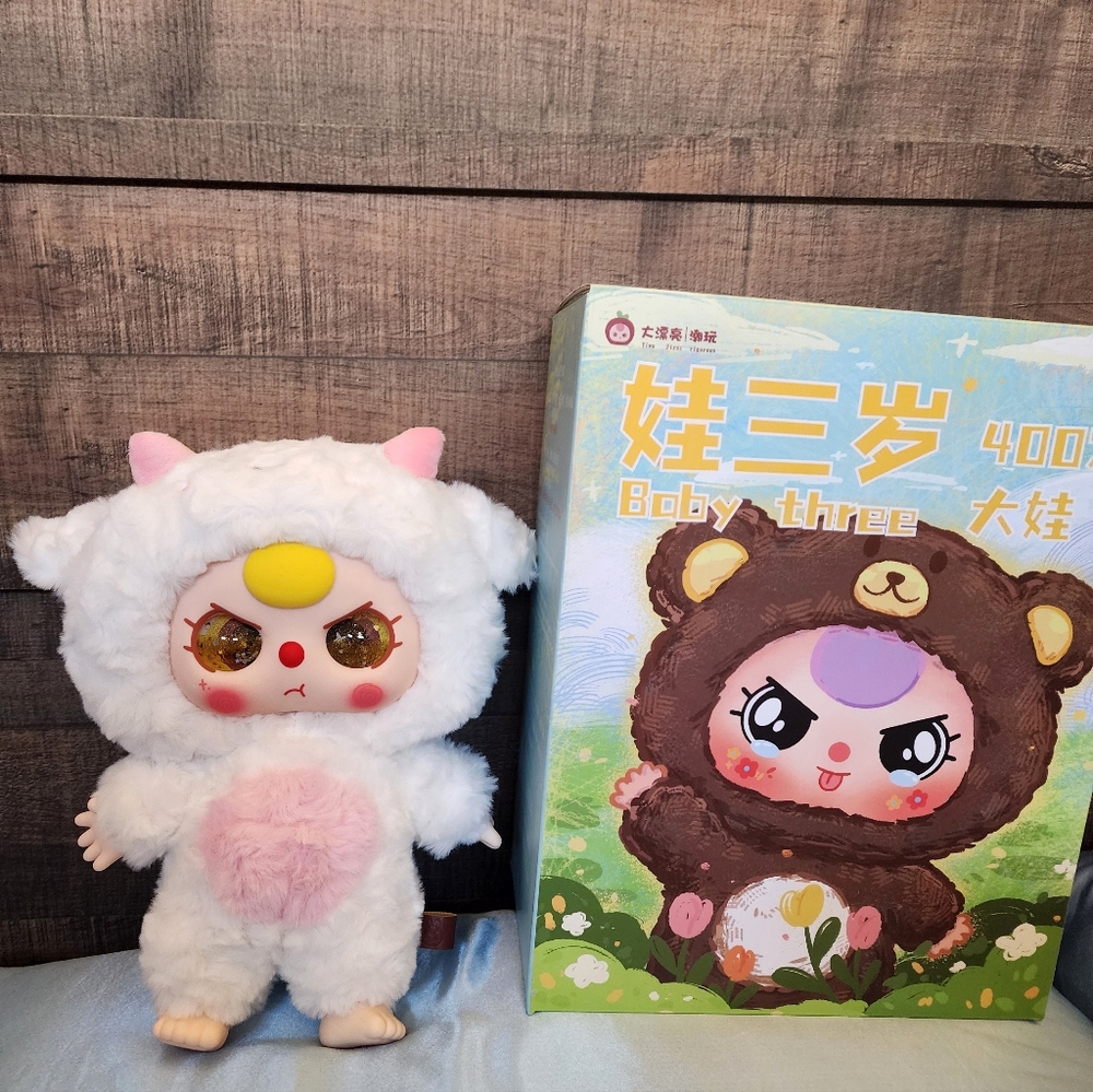 New Authentic Baby Three - 400% Big Baby Confirmed Big Sheep with Special Eyes